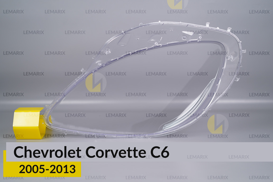 Скло фари Chevrolet Corvette C6 (2005-2013) праве