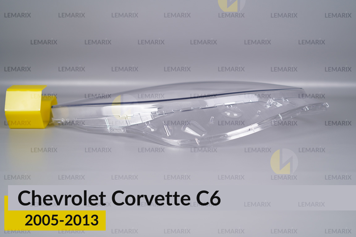Скло фари Chevrolet Corvette C6 (2005-2013) праве