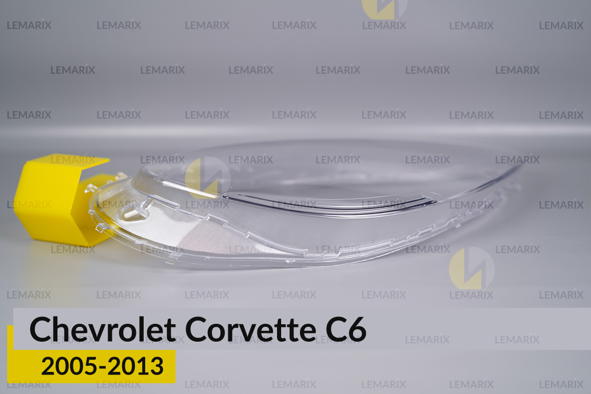 Скло фари Chevrolet Corvette C6 (2005-2013) праве