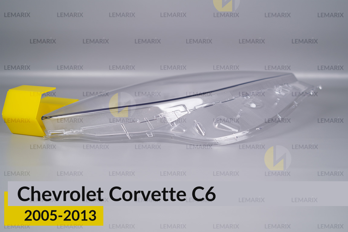 Скло фари Chevrolet Corvette C6 (2005-2013) праве