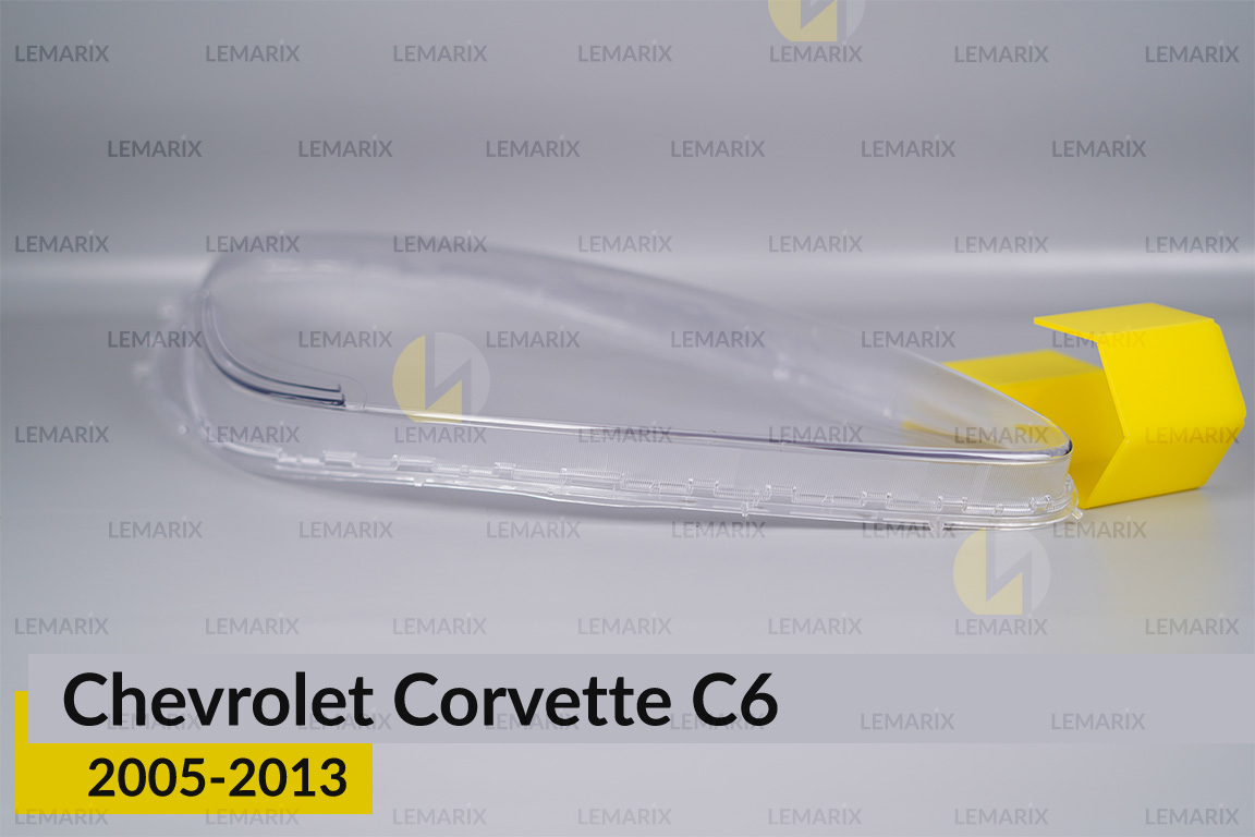 Скло фари Chevrolet Corvette C6 (2005-2013) праве