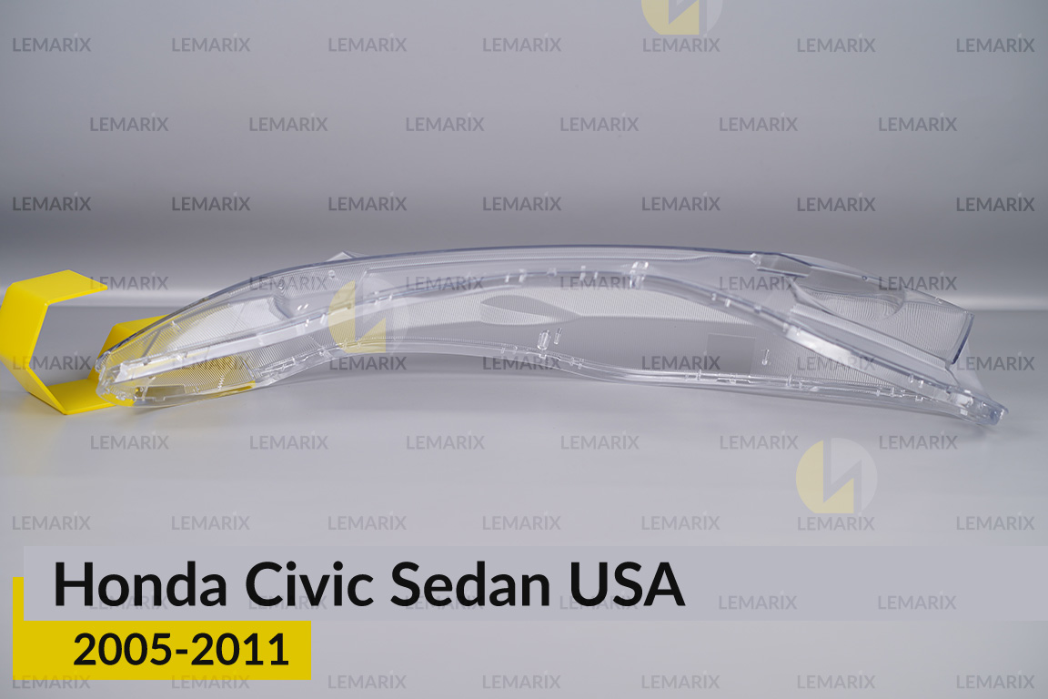 Скло фари Honda Civic Sedan USA (2005-2011) ліве