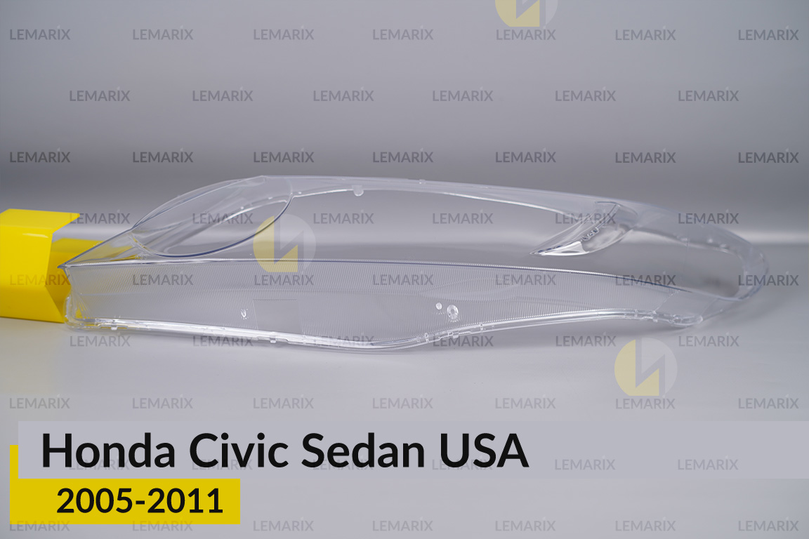 Скло фари Honda Civic Sedan USA (2005-2011) ліве