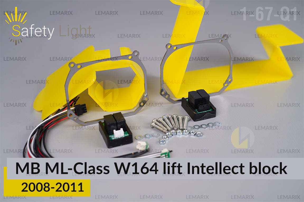Перехідна рамка для Mercedes-Benz ML-Class W164 Intellect block (2008-2011) рест