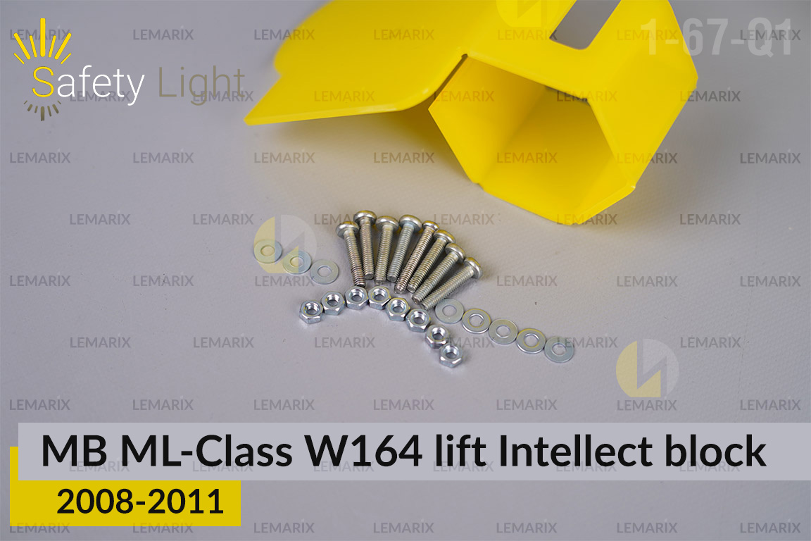 Перехідна рамка для Mercedes-Benz ML-Class W164 Intellect block (2008-2011) рест