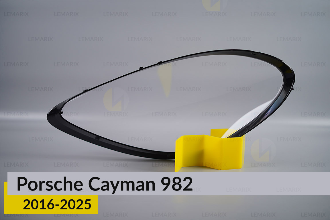 Скло фари Porsche Cayman 982 (2016-2025) праве