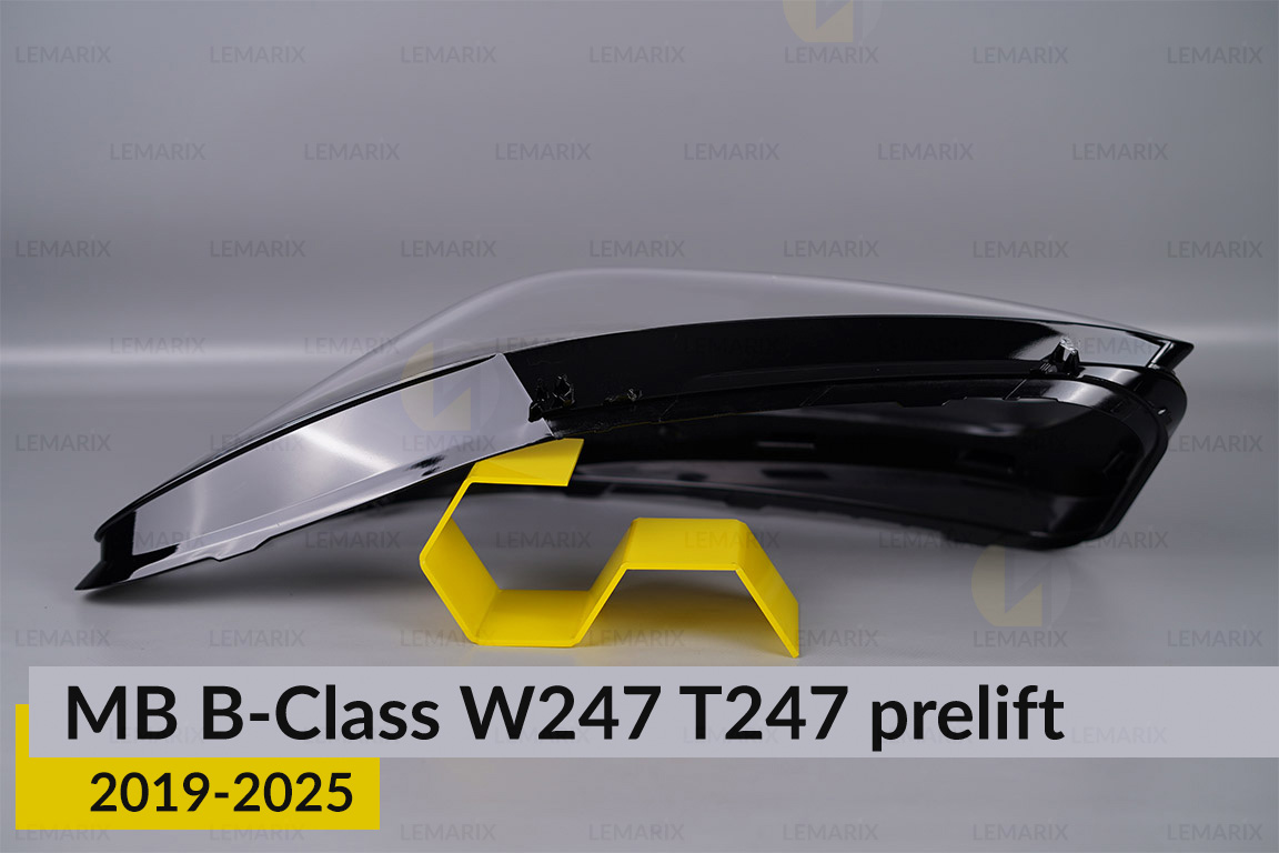 Скло фари Mercedes-Benz B-Class W247 T247 (2019-2025) дорест ліве