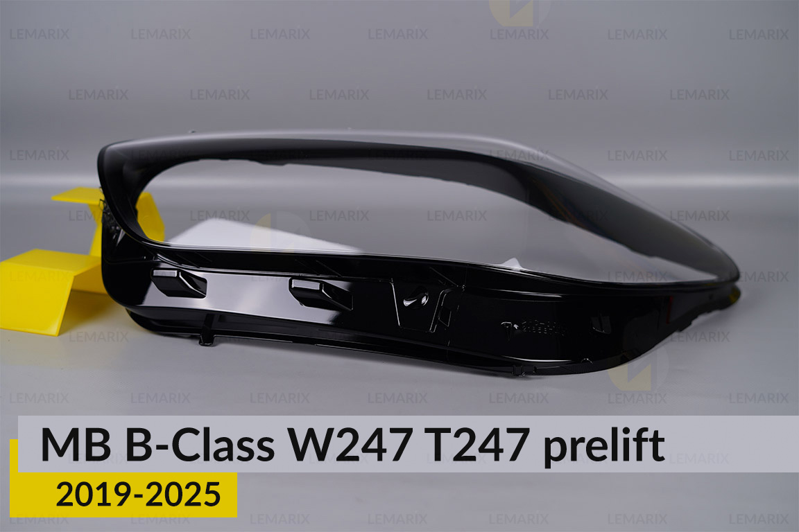 Скло фари Mercedes-Benz B-Class W247 T247 (2019-2025) дорест ліве