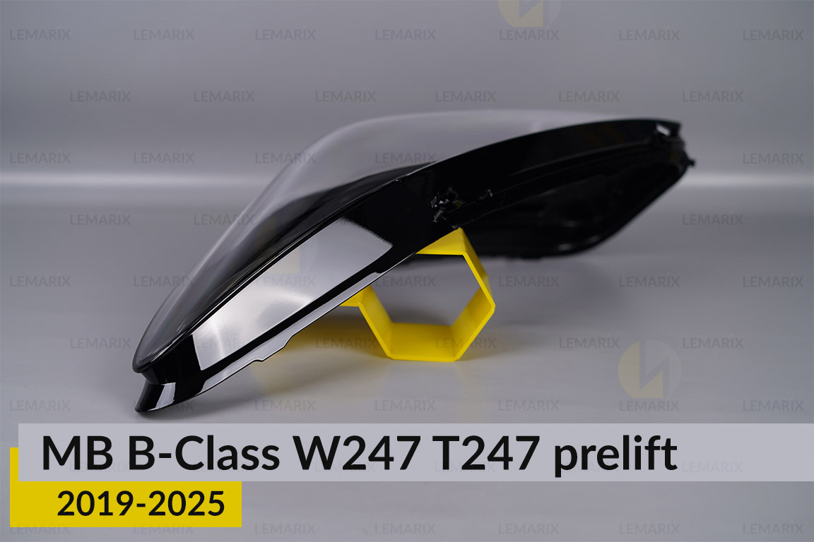 Скло фари Mercedes-Benz B-Class W247 T247 (2019-2025) дорест ліве