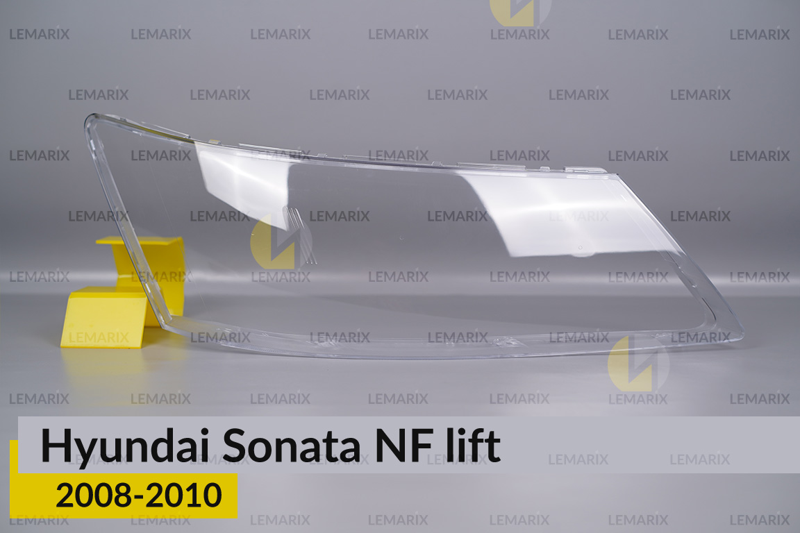 Скло фари Hyundai Sonata NF (2008-2010) рест праве