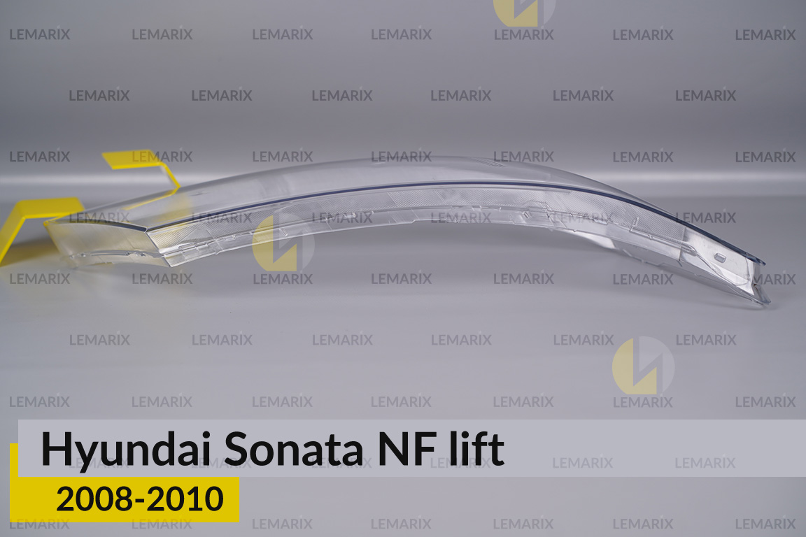 Скло фари Hyundai Sonata NF (2008-2010) рест праве