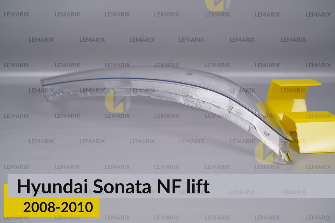 Скло фари Hyundai Sonata NF (2008-2010) рест праве