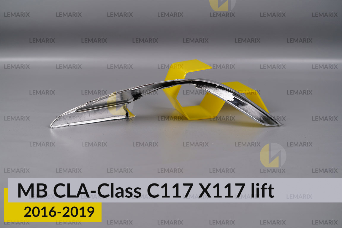 Хромована декоративна маска бокова Mercedes-Benz CLA-Class C117 X117 (2016-2019) рест права
