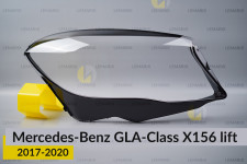 Скло фари Mercedes-Benz GLA-Class X156 (2017-2020) рест праве