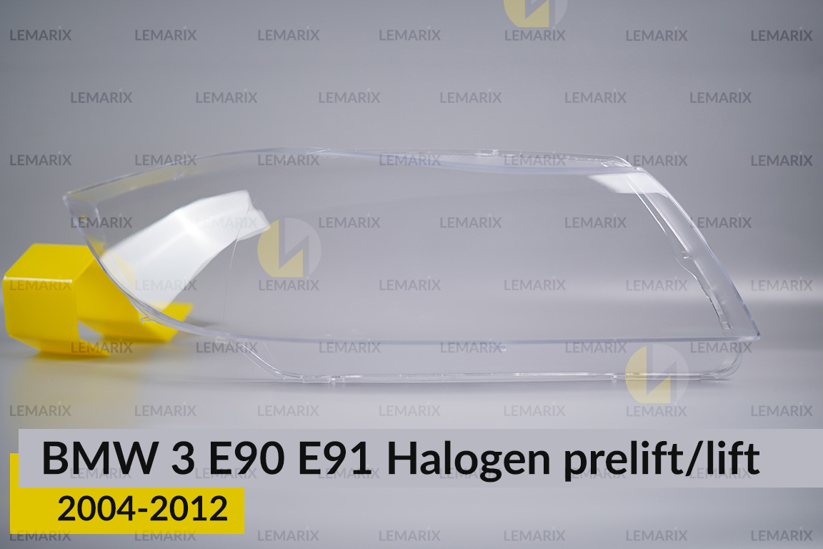 Скло фари BMW 3 E90 E91 Halogen (2004-2012) дорест/рест праве