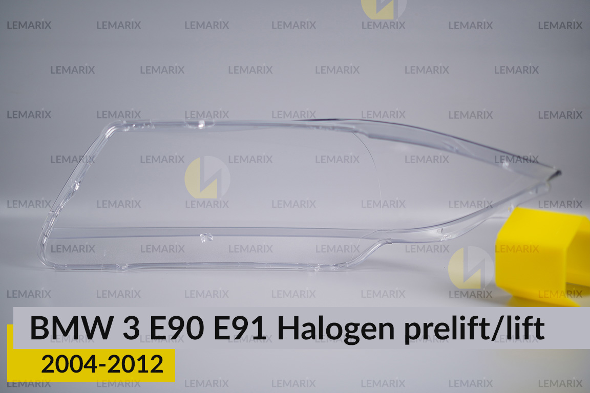 Скло фари BMW 3 E90 E91 Halogen (2004-2012) дорест/рест праве