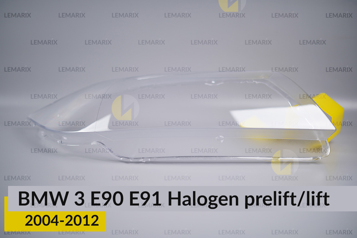Скло фари BMW 3 E90 E91 Halogen (2004-2012) дорест/рест праве