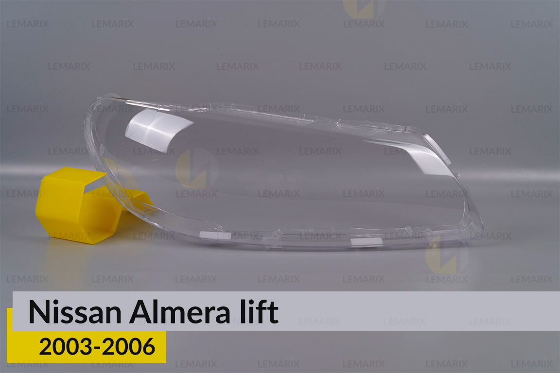 Скло фари Nissan Almera (2003-2006) рест праве