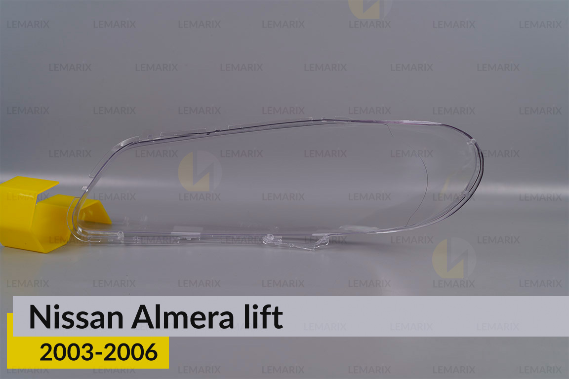 Скло фари Nissan Almera (2003-2006) рест праве