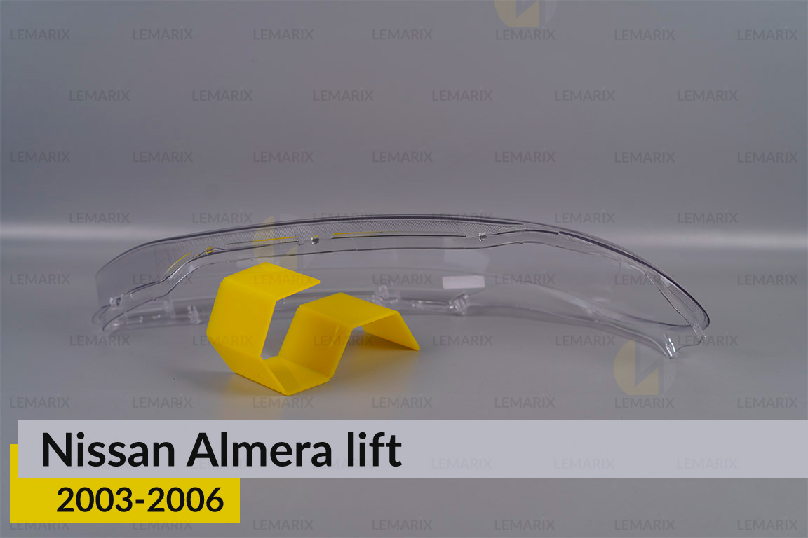 Скло фари Nissan Almera (2003-2006) рест праве