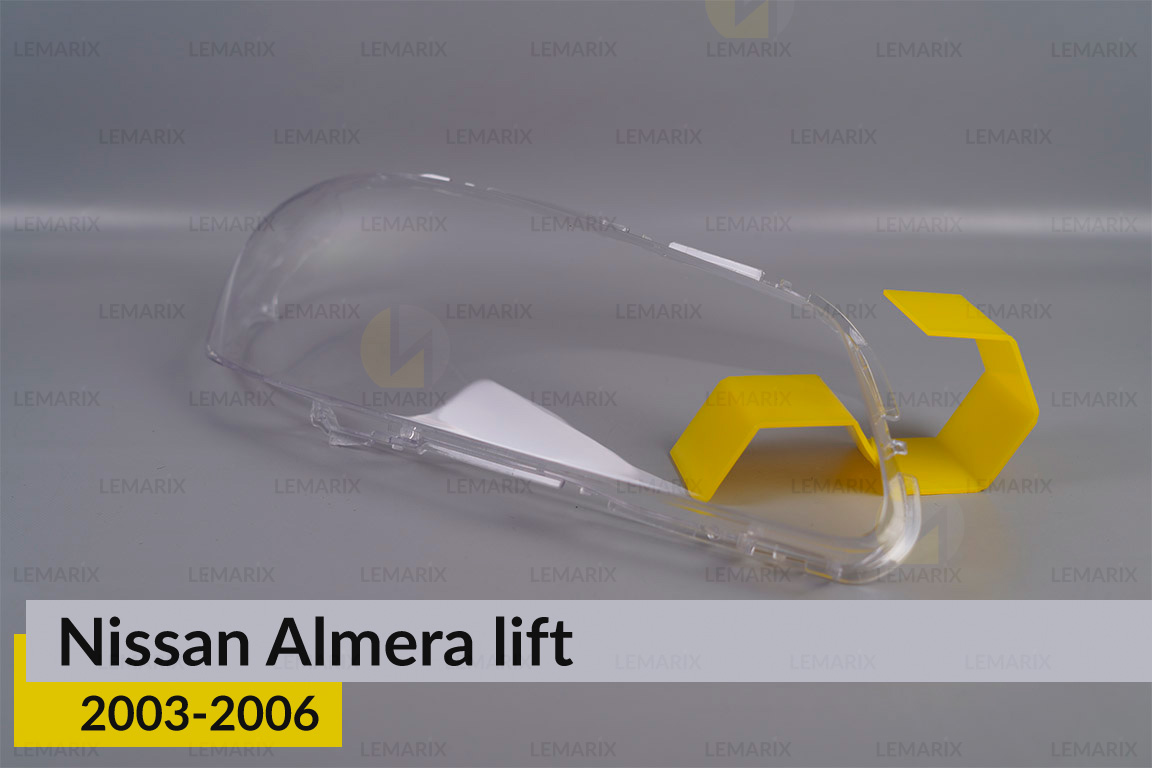 Скло фари Nissan Almera (2003-2006) рест праве