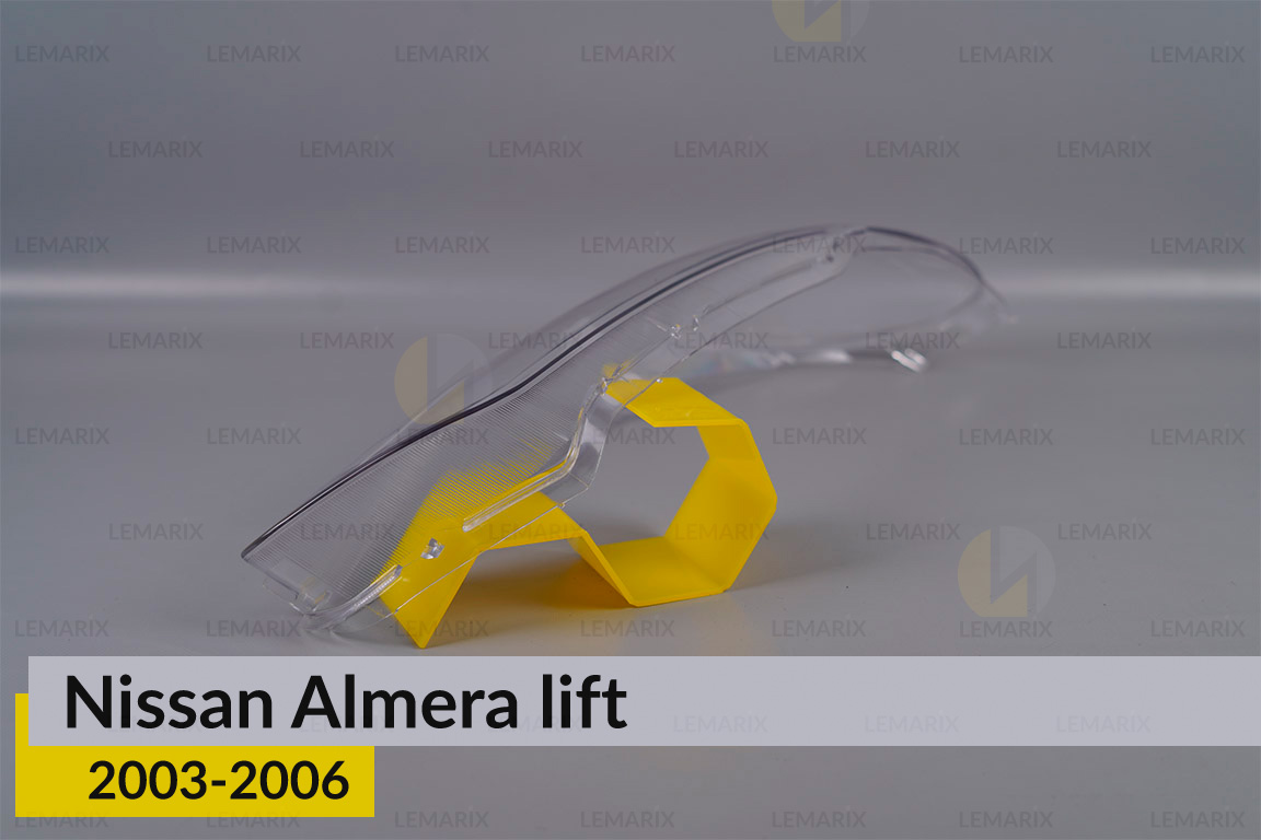 Скло фари Nissan Almera (2003-2006) рест праве