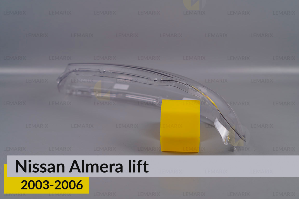 Скло фари Nissan Almera (2003-2006) рест праве