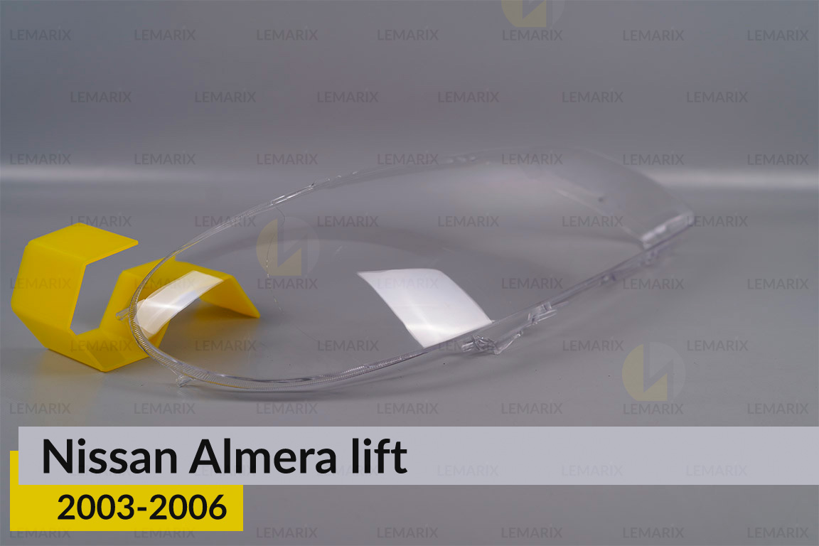 Скло фари Nissan Almera (2003-2006) рест праве