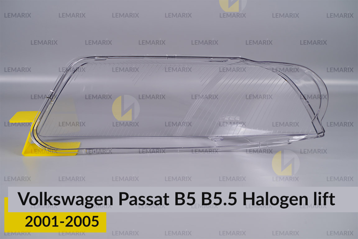 Скло фари VW Volkswagen Passat B5 B5.5 Halogen (2001-2005) рест праве