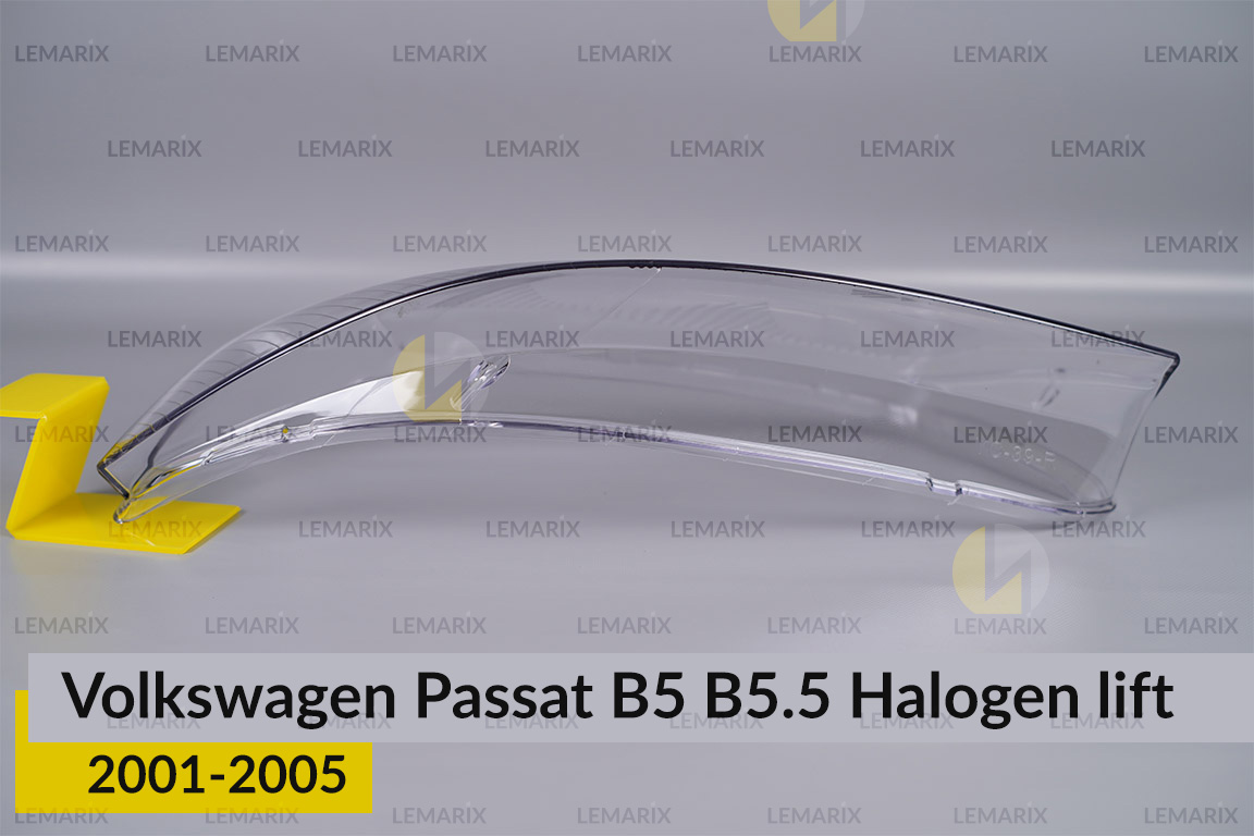 Скло фари VW Volkswagen Passat B5 B5.5 Halogen (2001-2005) рест праве