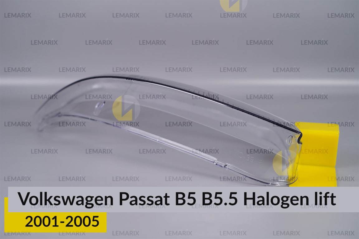 Скло фари VW Volkswagen Passat B5 B5.5 Halogen (2001-2005) рест праве