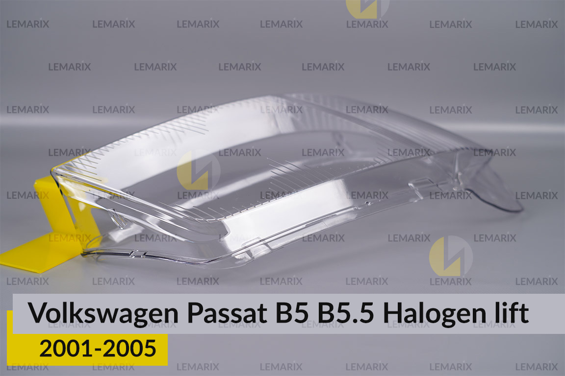 Скло фари VW Volkswagen Passat B5 B5.5 Halogen (2001-2005) рест праве
