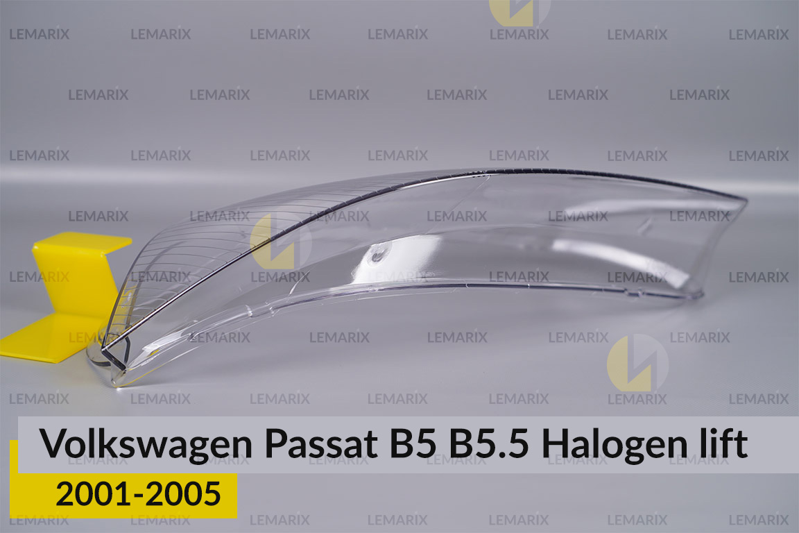 Скло фари VW Volkswagen Passat B5 B5.5 Halogen (2001-2005) рест праве