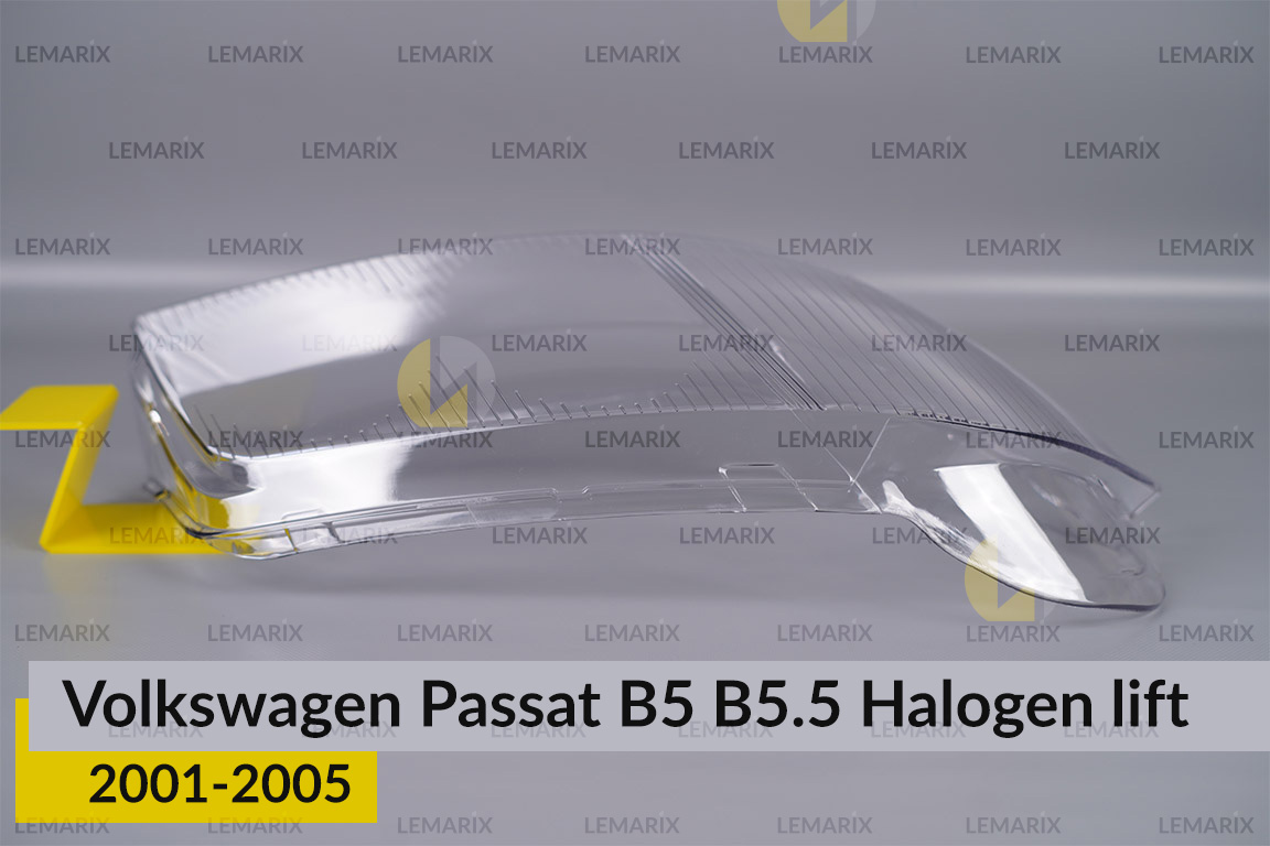Скло фари VW Volkswagen Passat B5 B5.5 Halogen (2001-2005) рест праве