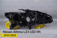 Корпус фари Nissan Altima L33 LED (2015-2018) рест правий