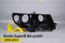Корпус фари Skoda SuperB B6 (2008-2013) дорест правий