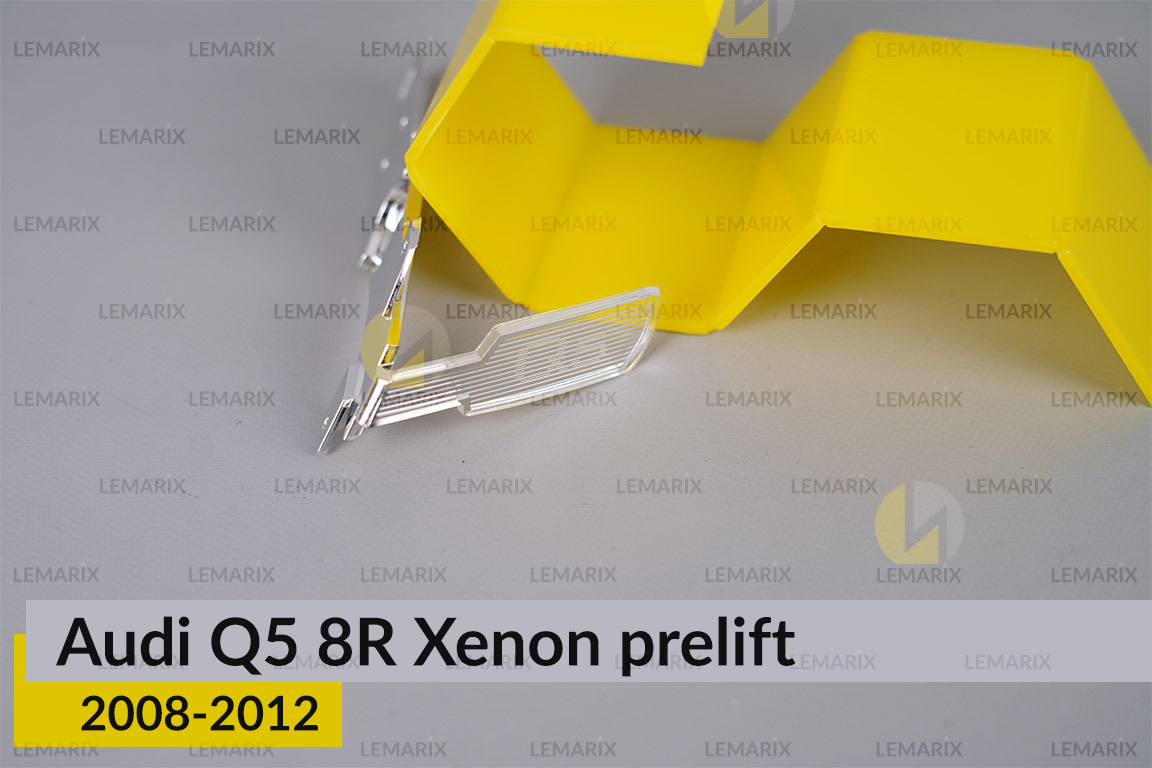 Хромована декоративна маска накладка Audi Q5 8R Xenon (2008-2012) дорест ліва