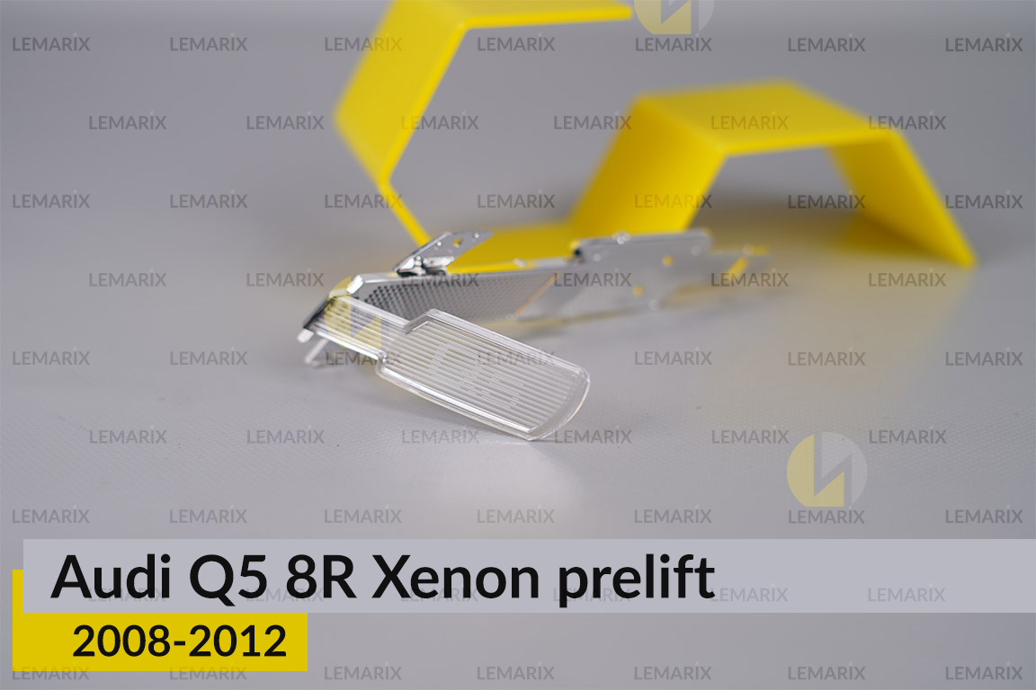 Хромована декоративна маска накладка Audi Q5 8R Xenon (2008-2012) дорест ліва