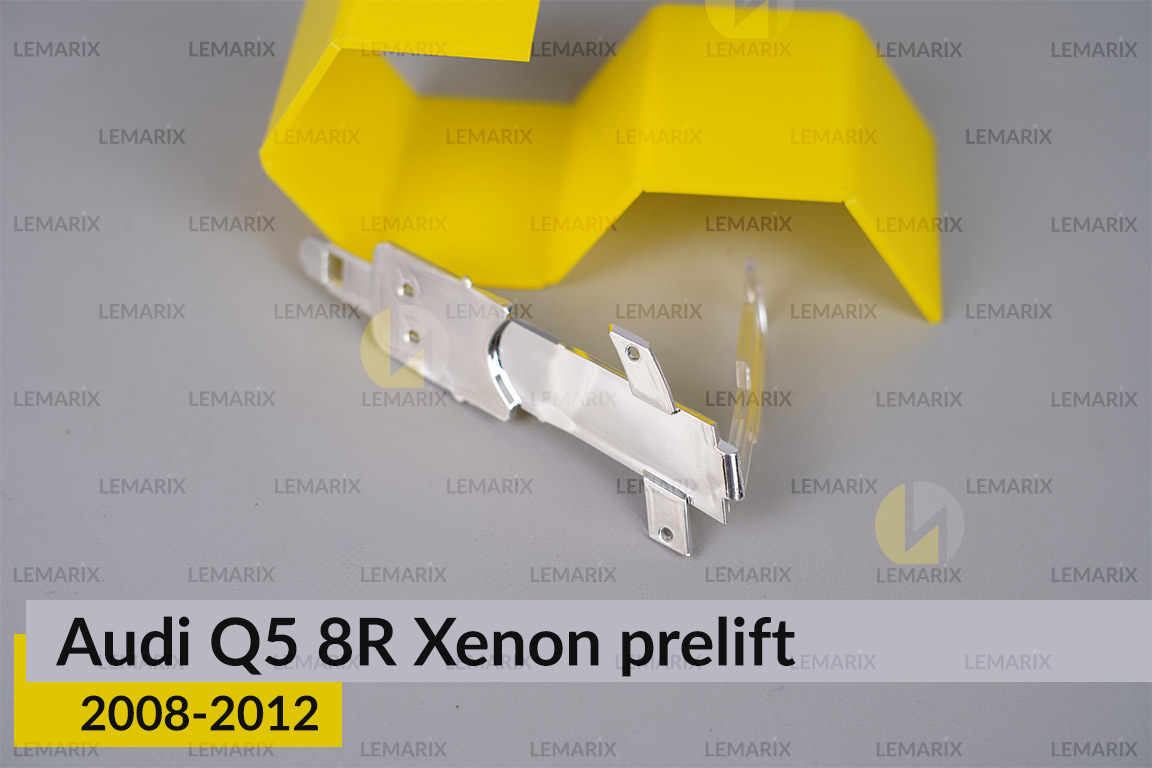 Хромована декоративна маска накладка Audi Q5 8R Xenon (2008-2012) дорест ліва