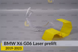 Блок світловода фари BMW X6 G06 Laser (2019-2023) дорест малий внутрішній правий