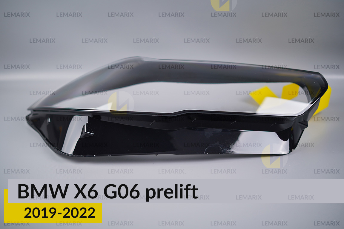 Скло фари BMW X6 G06 (2019-2023) дорест праве