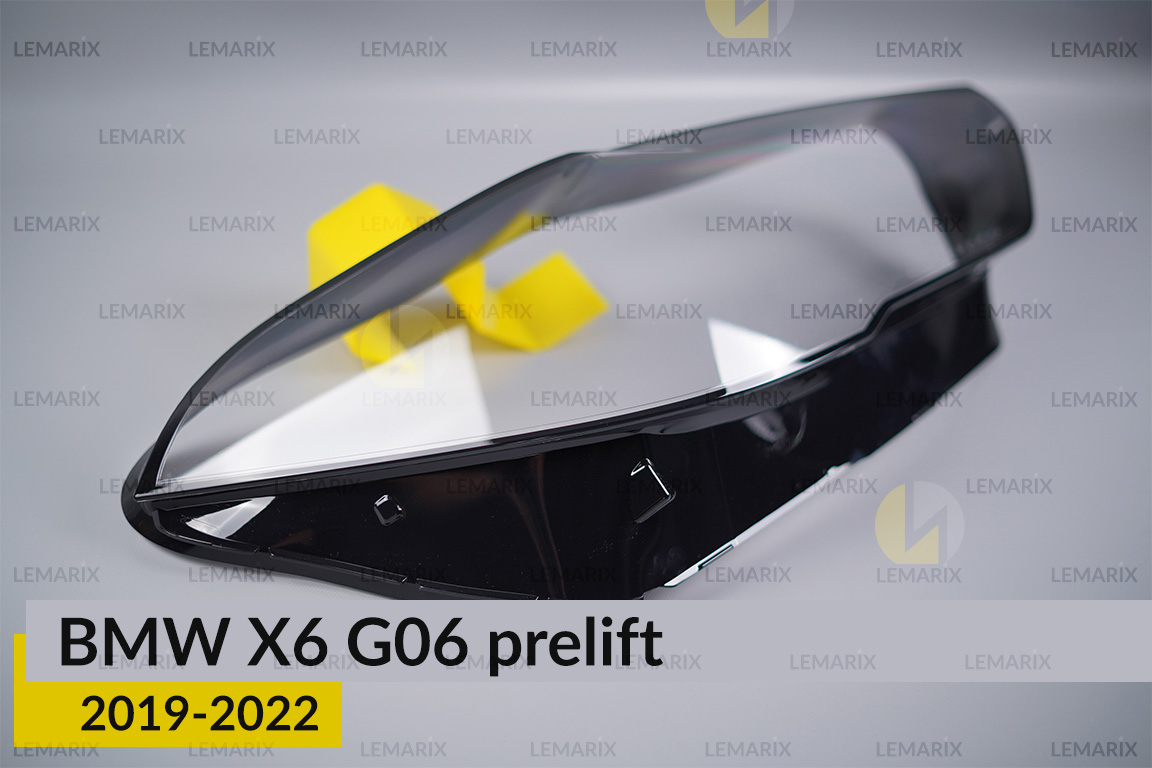 Скло фари BMW X6 G06 (2019-2023) дорест праве