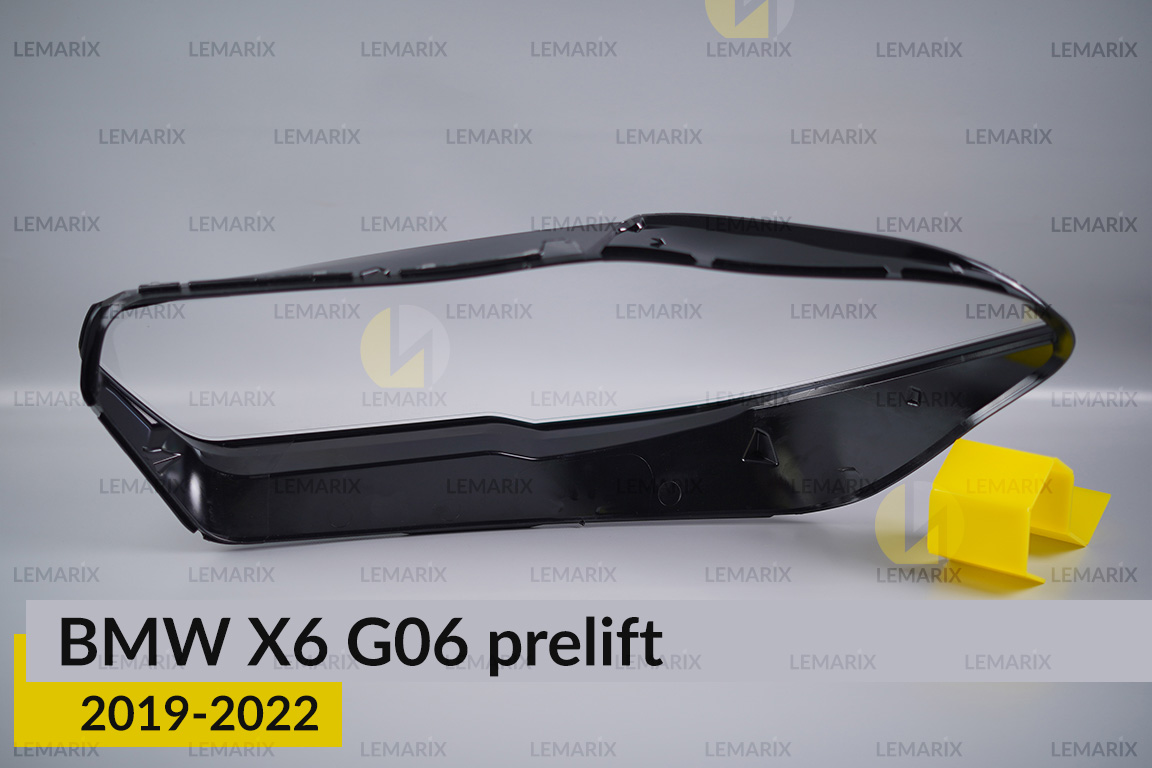 Скло фари BMW X6 G06 (2019-2023) дорест праве