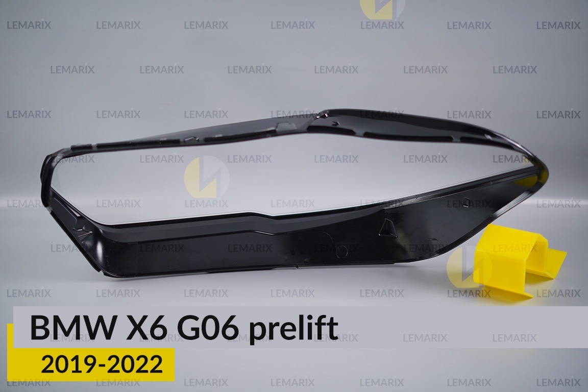 Скло фари BMW X6 G06 (2019-2022) дорест праве