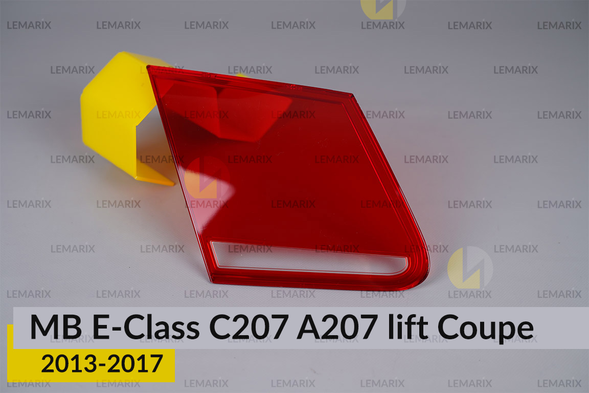 Скло заднього ліхтаря внутрішнє в кришці багажника Mercedes-Benz E-Class C207 Coupe (2013-2017) рест ліве