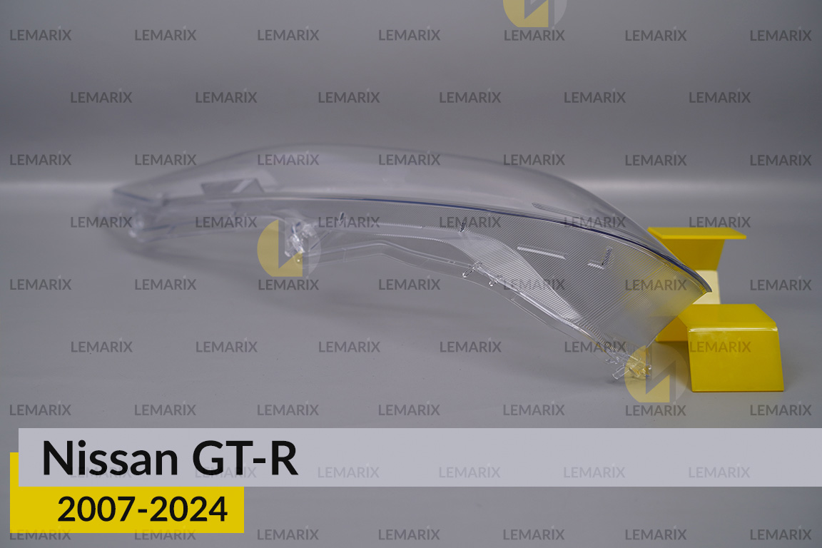 Скло фари Nissan GT-R (2007-2024) ліве