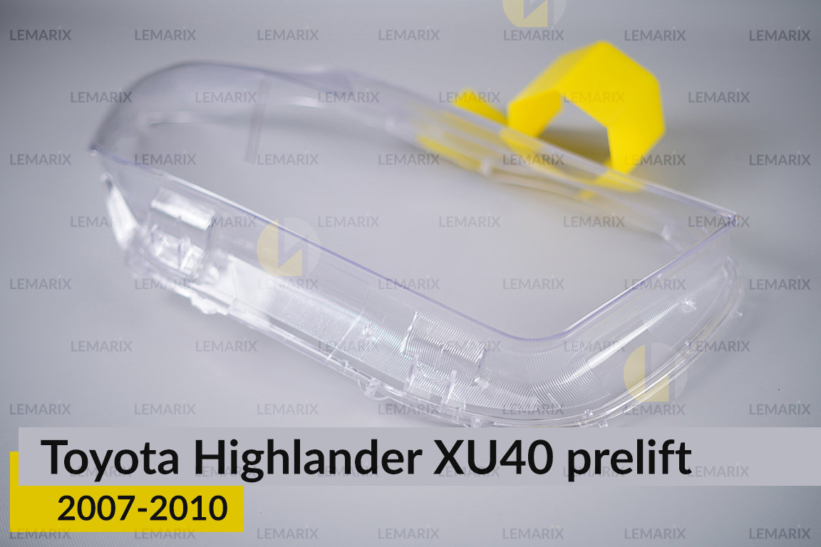Скло фари Toyota Highlander XU40 (2007-2010) дорест праве