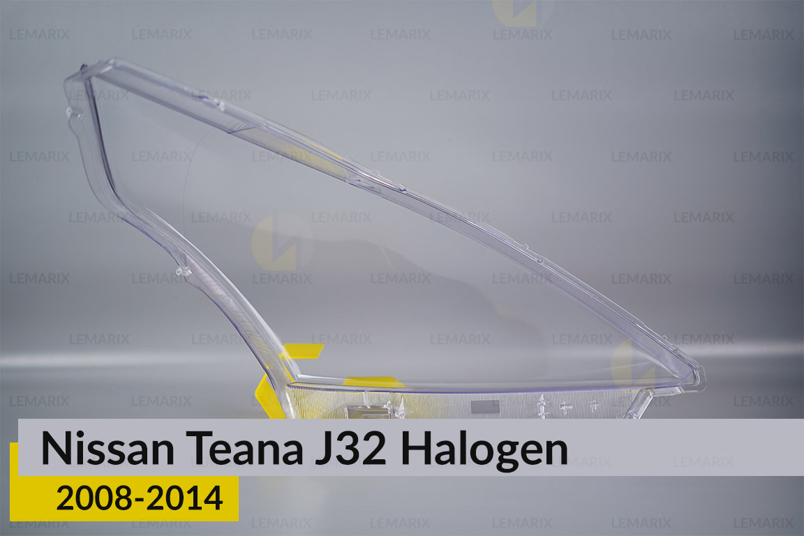 Скло фари Nissan Teana J32 Halogen (2008-2014) ліве