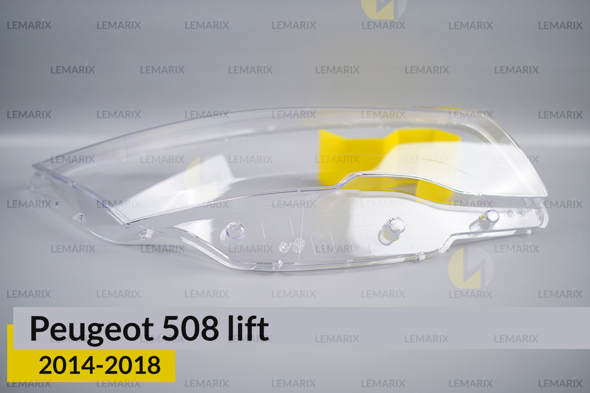 Скло фари Peugeot 508 (2014-2018) рест праве