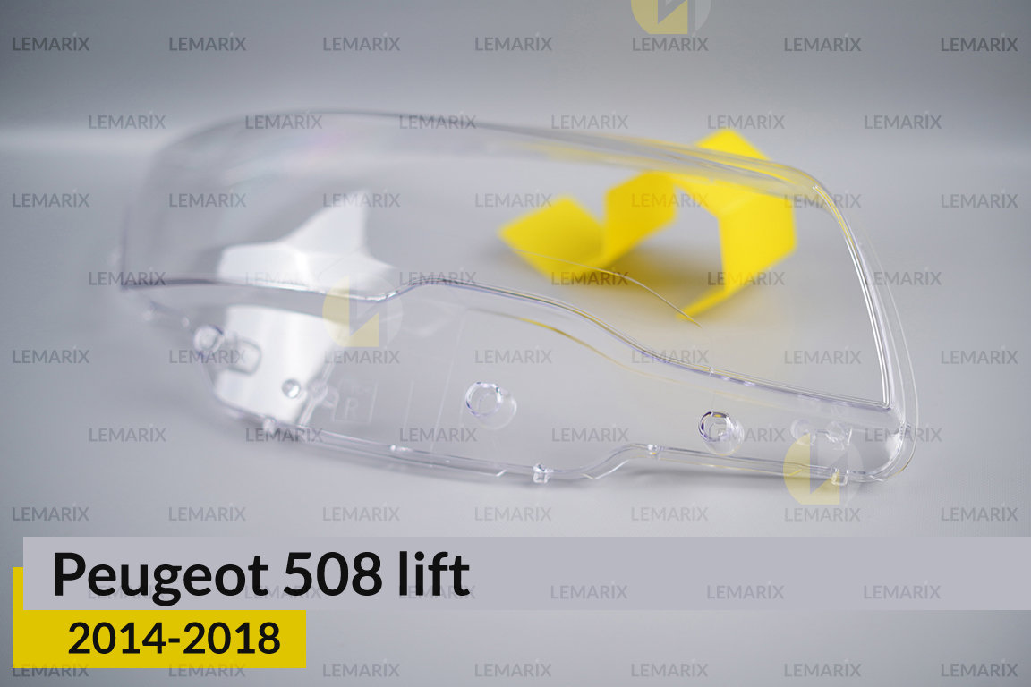 Скло фари Peugeot 508 (2014-2018) рест праве